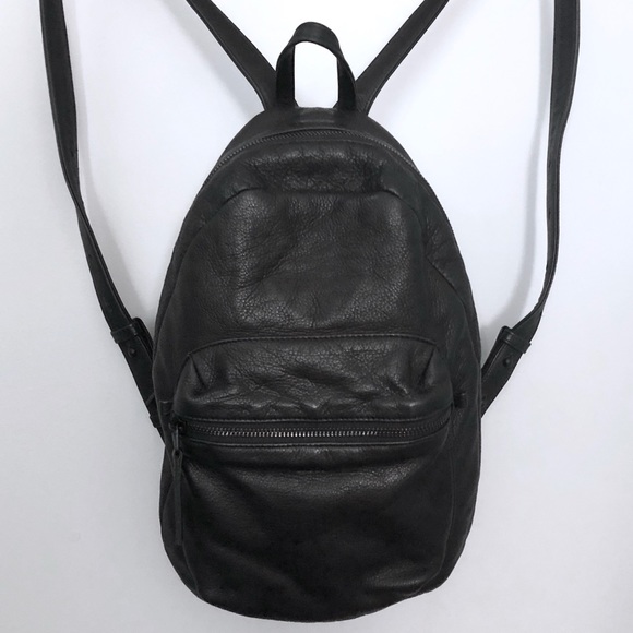 baggu leather backpack